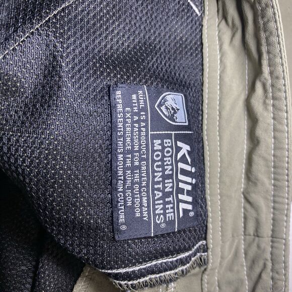 Kuhl Mens Kargo Cargo Shorts Stretch SZ 32 Green - Picture 14 of 16